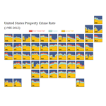 Tile Grid Map for US Crime Rate